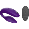 Вибратор для пар WE-VIBE SYNC 2 фиолетовый, в комплекте батарейка для пульта SNSZ3SG4